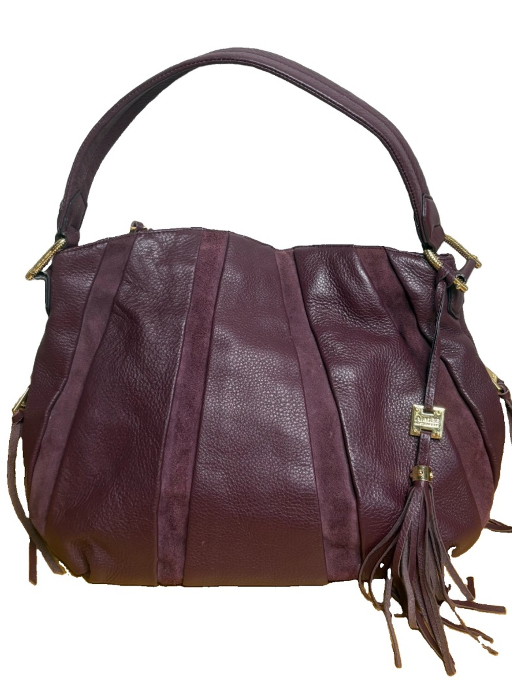 Aimee Kestenberg Burgundy Tuscany Hobo Bag